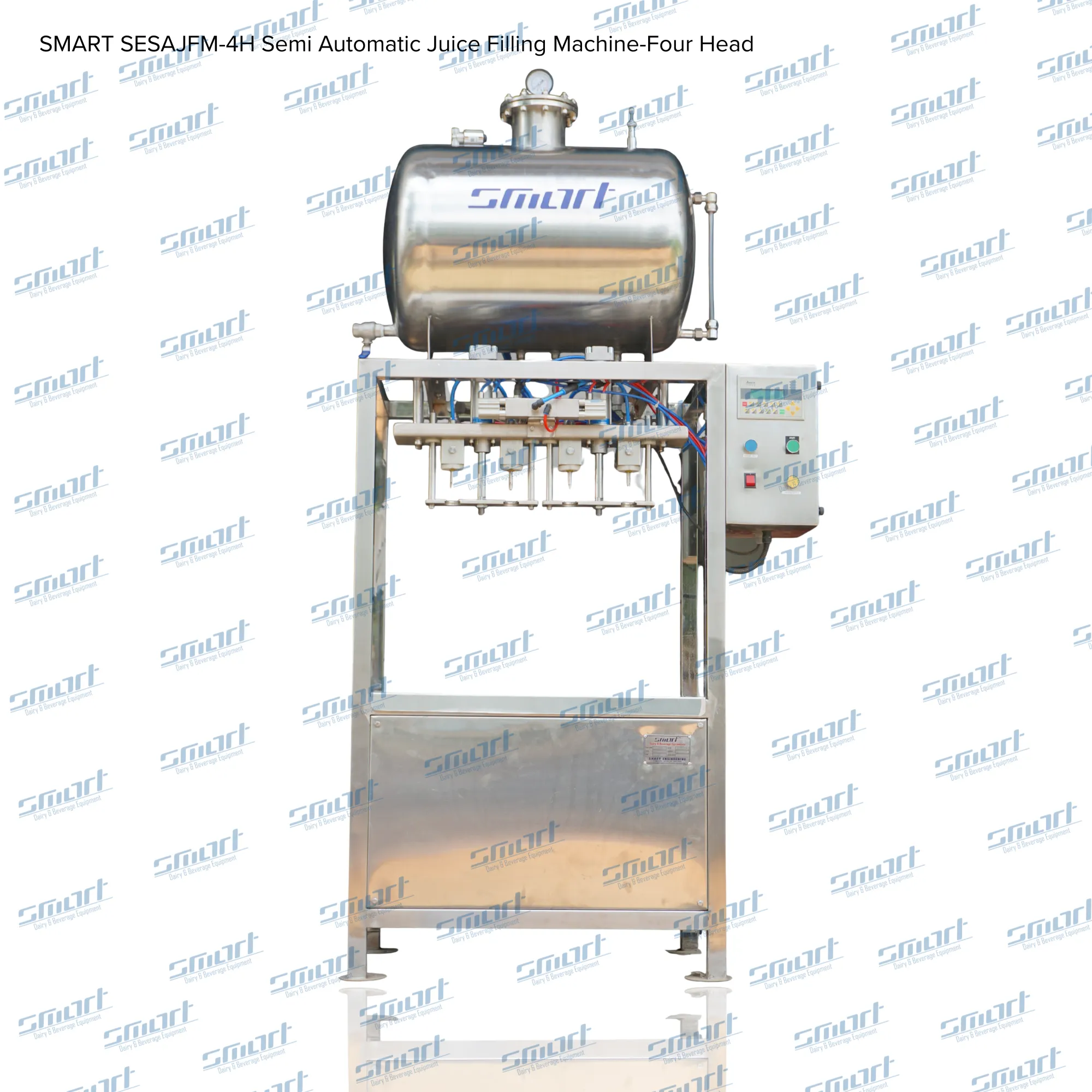 SMART SESAJFM-4H Semi Automatic Juice Filling Machine-Four Head