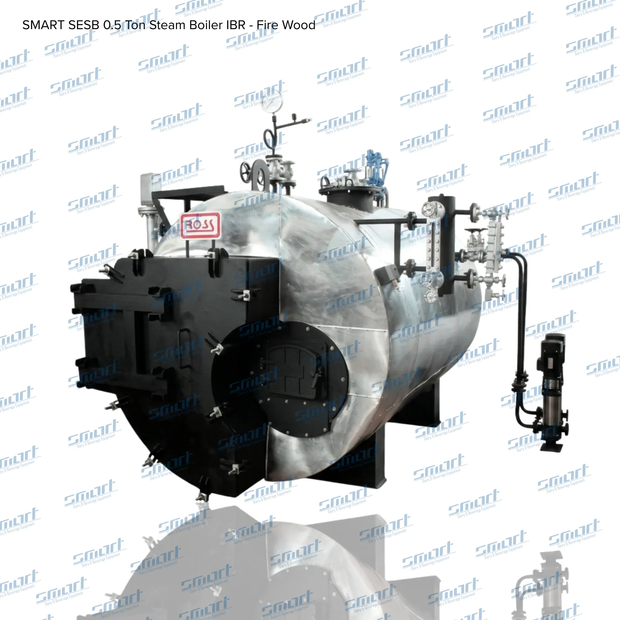 SMART SESB 0.5 Ton Steam Boiler IBR - Fire Wood