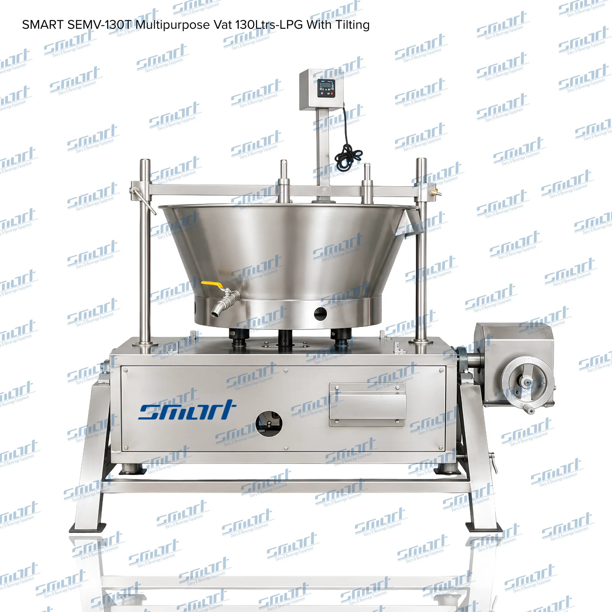 SMART SEMV-130T Multipurpose Vat 130Ltrs-LPG With Tilting