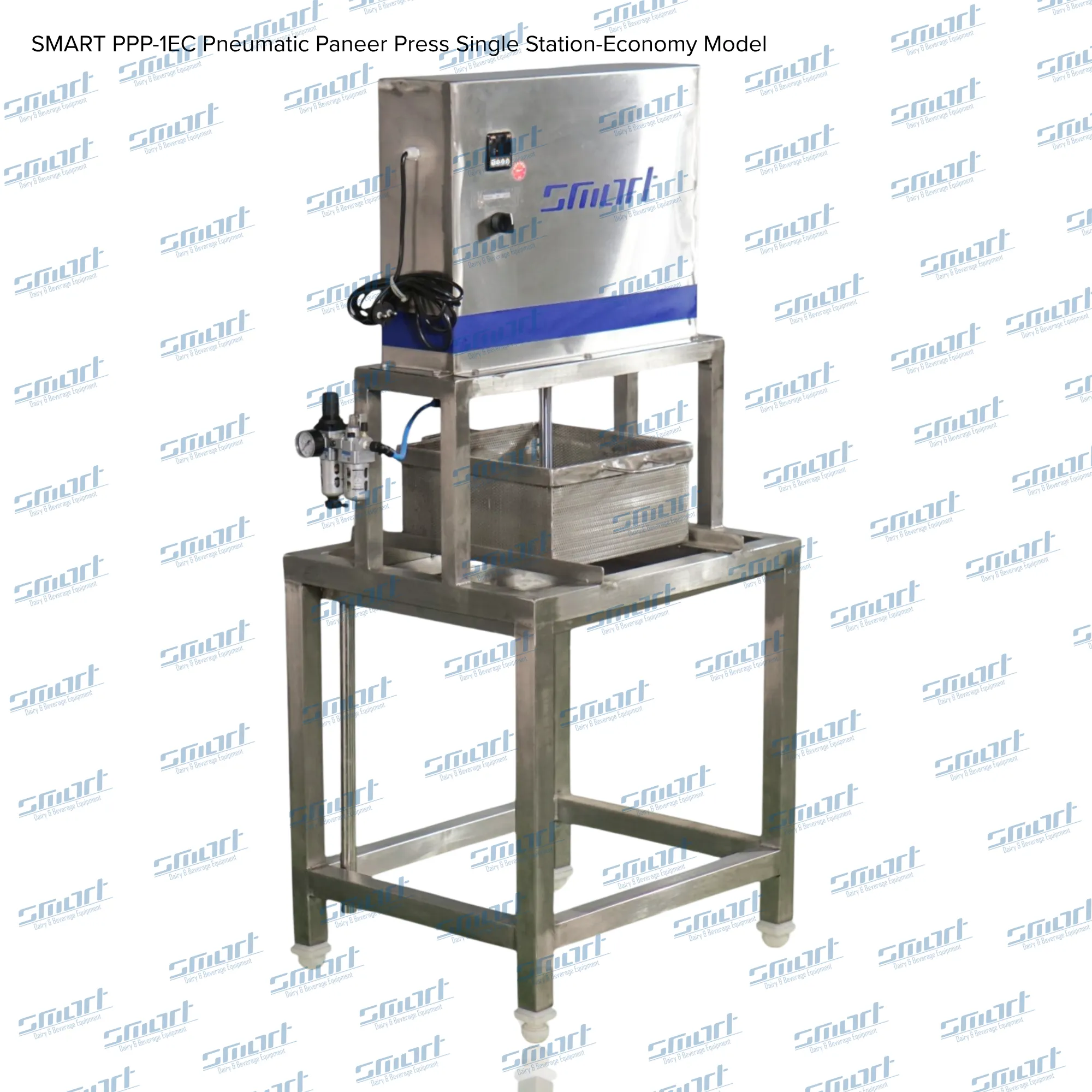 SMART PPP-1EC Pneumatic Paneer Press Single Station-Economy Model