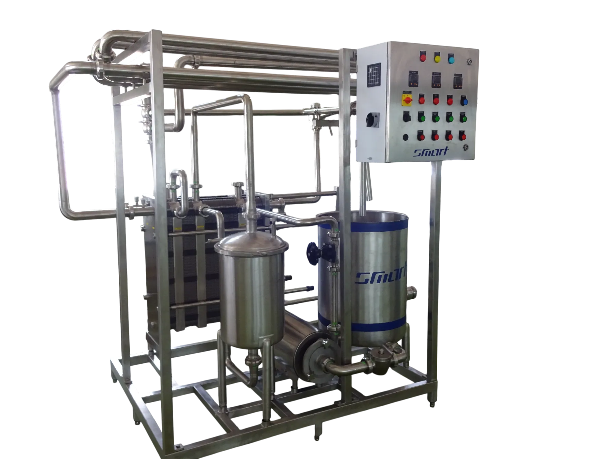 SMART SEMP-300 Skid Mounted Milk Pasteurizer 300LPH