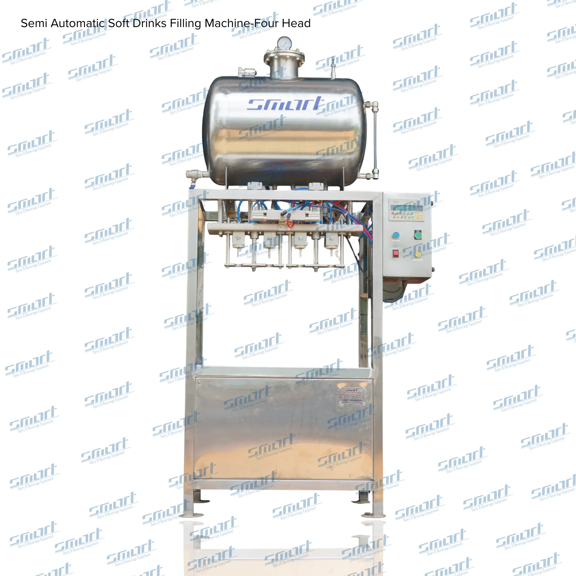 Semi Automatic Soft Drinks Filling Machine-Four Head
